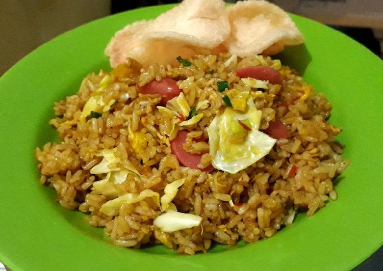 dari awal hingga akhir Membuat Nasi Goreng Ebi Bumbu Rempah Anti Gagal