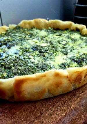 Una foto de Tarta de acelga en cacerola o sartén Essen