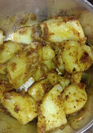 A picture of Dry potatoes.