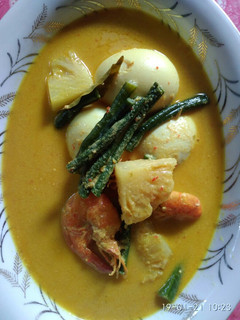 Foto resep Gulai udang telur nenas kacang panjang