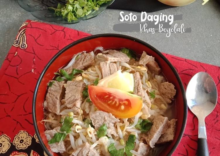 Soto daging khas boyolali