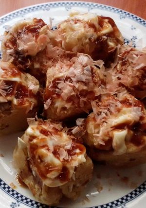 Una foto de Takoyaki (mi versión)