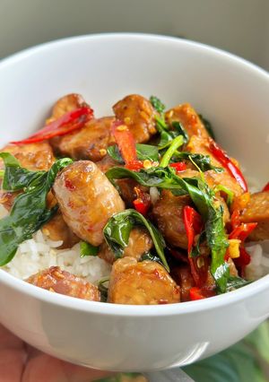 Foto resep Tumis Tempe Daun Kemangi