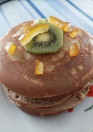 Une photo de Pancakes à l'orange