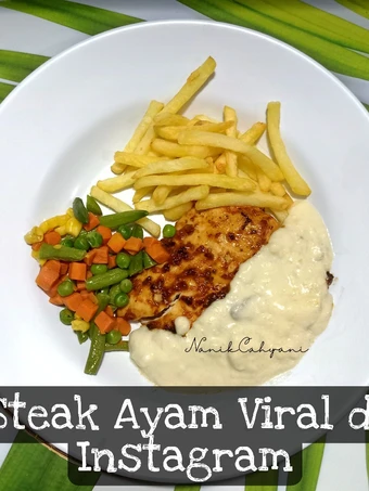 Cara Mudah Membuat Resep Steak Ayam Viral di Instagram yang Sempurna Anti Ribet, Sempurna
