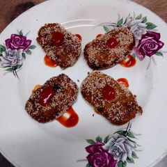 A picture of Leftover cooked vermicelli cutlets.