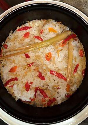 Foto resep Nasi Liwet Ricecooker