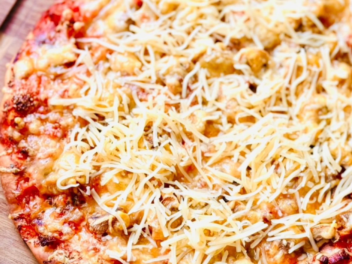 Pizza Lardon, Nấm Mỡ Full 3 Loại Phô Mai