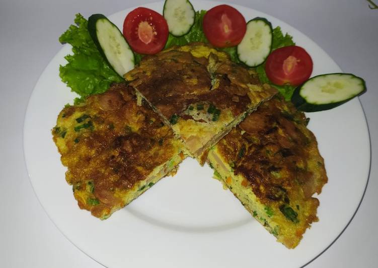 cara bikin Telur Dadar yang kenyang