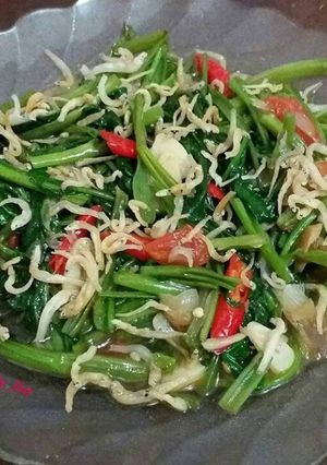 Foto resep Tumis kangkung teri medan