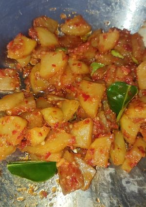 Foto resep Kentang Balado simpel