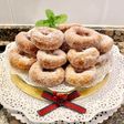 Rosquillas con leche condensada