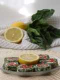Spinach, Smoked Salmon, and Goat Cheese Omelette Roll