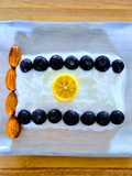 Smoothie Bowl Formato Bandera 🇦🇷 de Yogur Natural, Arándanos y Almendras