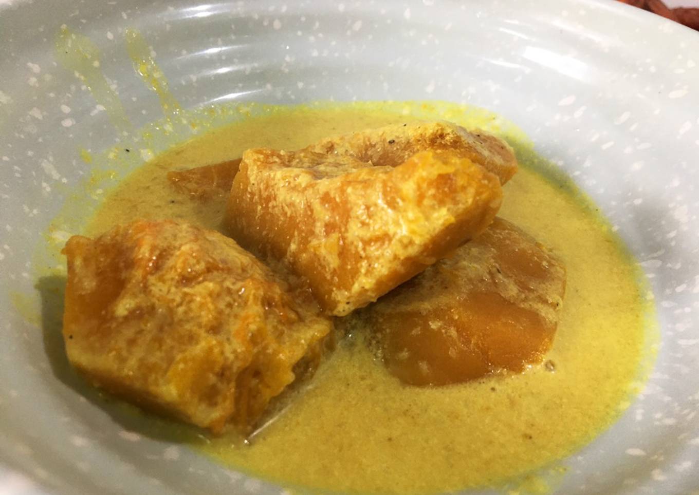 Labu yang dimasak dengan mentega