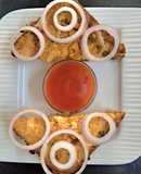 Stuffed bread pakoda