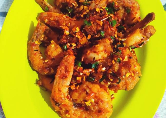 Resep Udang Cabe Garam Oleh Neva Cookpad