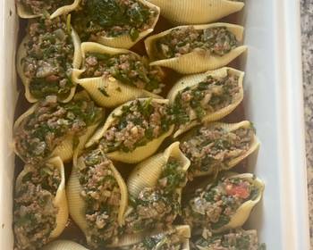 Easy Fast Cooking Nanas Meat Stuffed Shells Savory Delicious