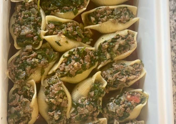 Steps to Make Super Quick Homemade Nana’s Meat Stuffed Shells