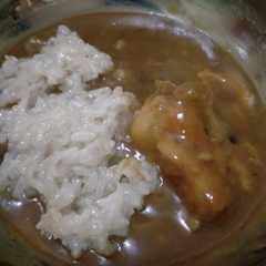 A picture of Ketan kuah durian.