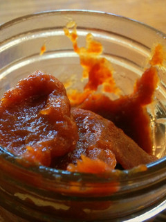 A picture of Apple peach butter.