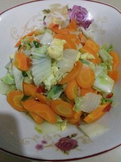 Foto resep Tumis Wortel - Sawi Putih
