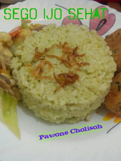 Foto resep Nasi hijau ala Rice cooker