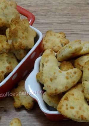 Une photo de Crackers au parmesan et origan