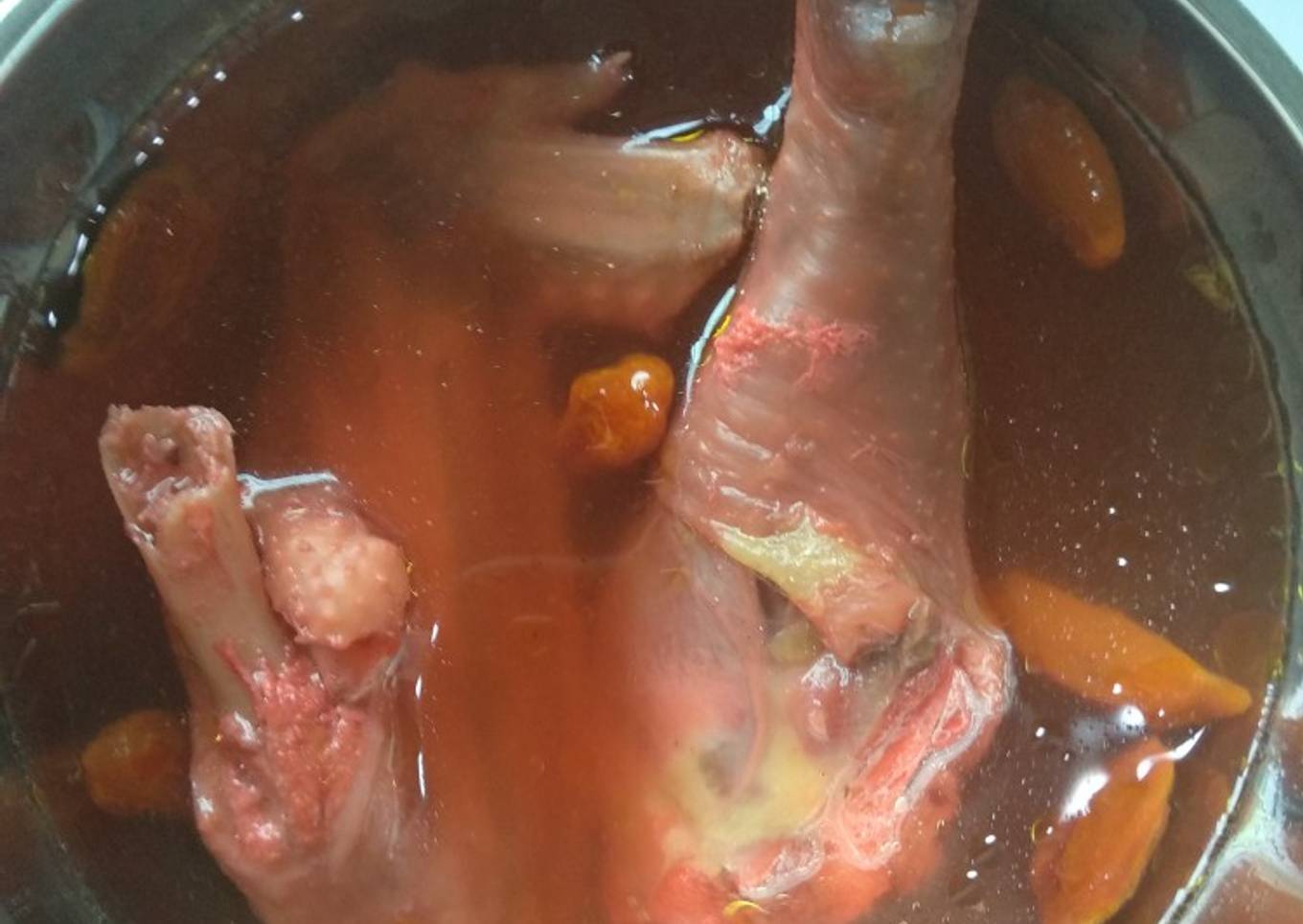 Sup Ayam Merah (Angkhak)