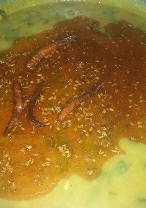 पालक दाल तड़का (Palak dal tardka recipe in Hindi) रेसिपी मुख्य फोटो