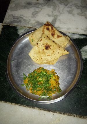 A picture of Potato sabji.