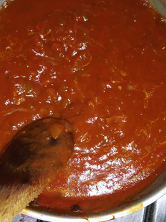 Una foto de Salsa para pizza