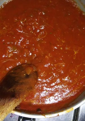 Una foto de Salsa para pizza