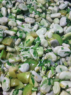 Una foto de Habas Zapateras