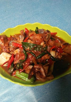 Foto resep Oseng asin jambal
