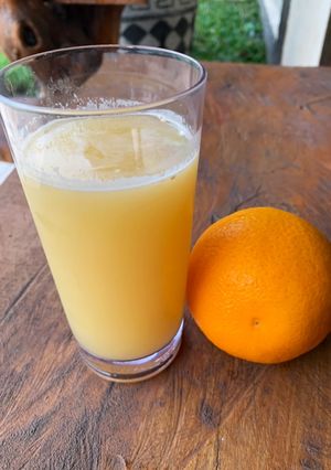 Foto resep Pear and Orange Juice