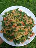 Urab/ Kulupan/ Kluban Kangkung dan kacangpanjang