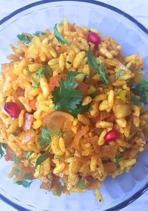 मुरमुरे का पोहा(murmure ka poha recipe in hindi) रेसिपी मुख्य फोटो