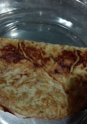 Una foto de Omelette de queso!