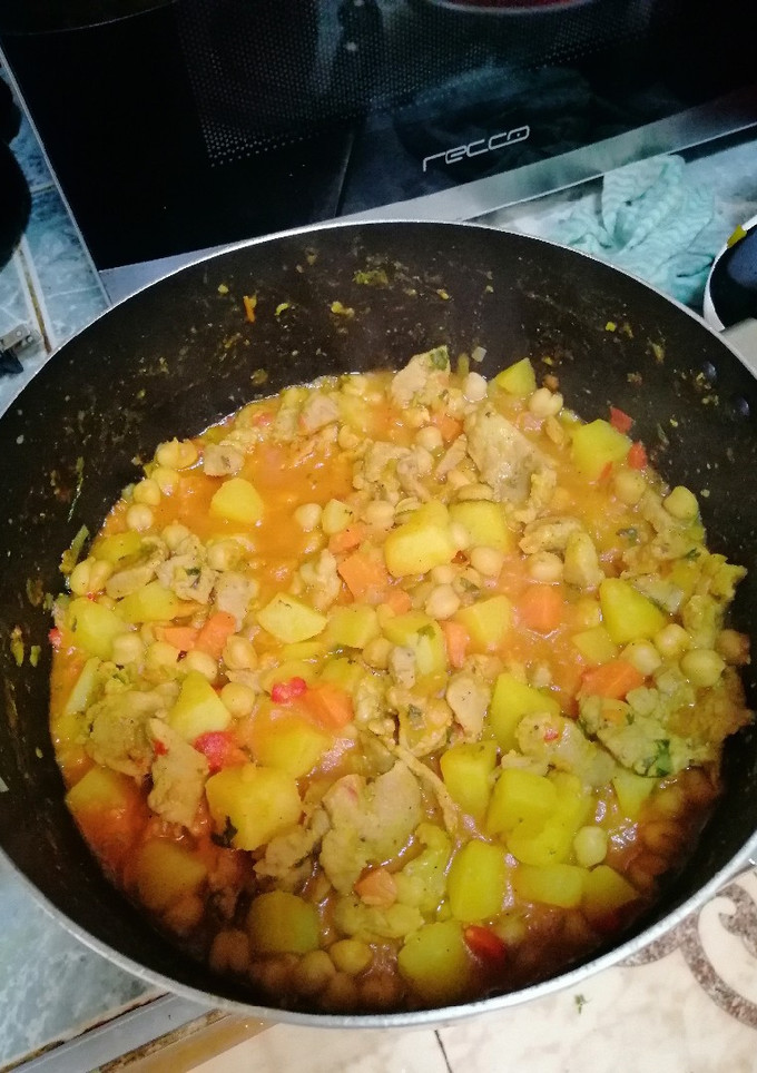 Una foto de Garbanzos con callo