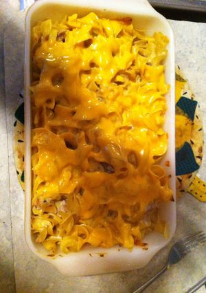 A picture of Tuna Noodle Casserole.