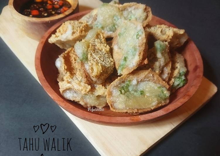 Resep Tahu Walik Aci, Enak Banget