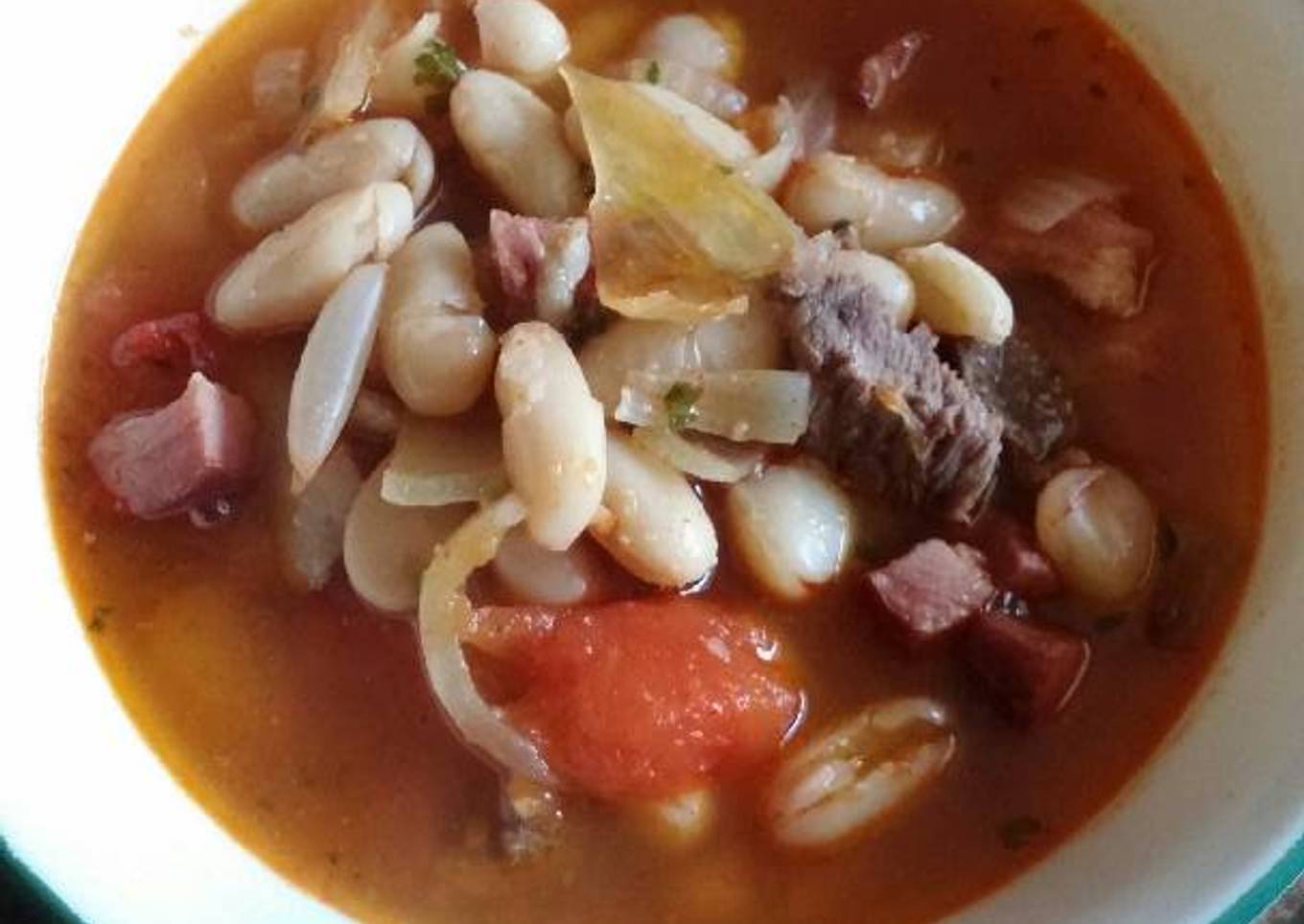 Sup Kacang Putih / Merah Bumbu Mediterrania