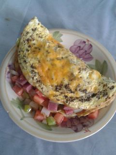 Una foto de Omelette
