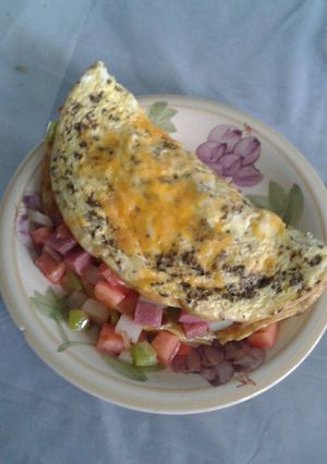 Una foto de Omelette