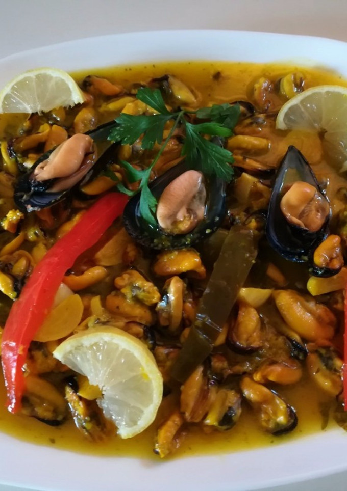 Una foto de Mejillones a la italiana