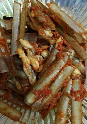 Foto resep Kerang bambu pedas