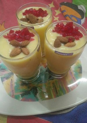 A picture of Mango shake.