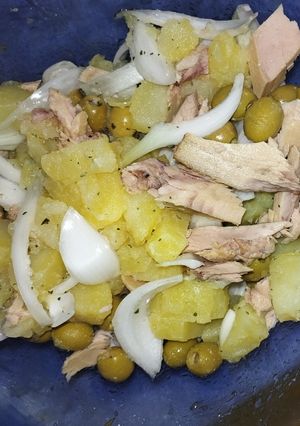 Una foto de Papas aliñadas