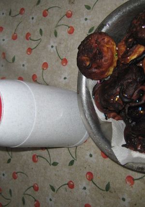 Una foto de Buñuelos de banana